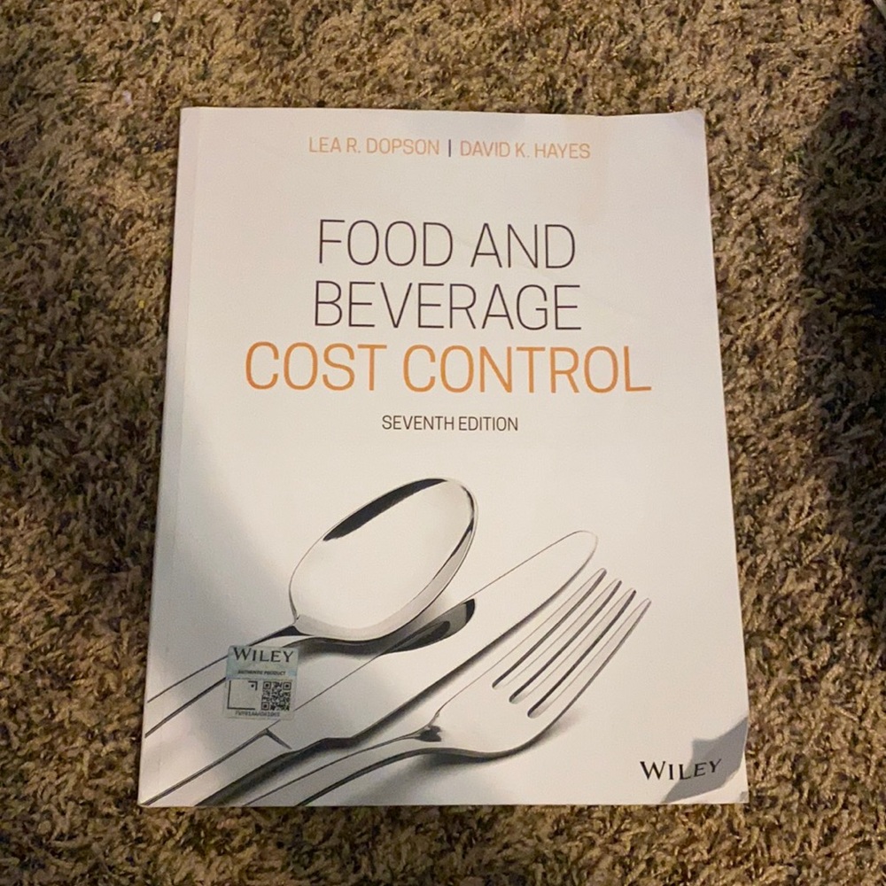 Food and Beverage Cost Control